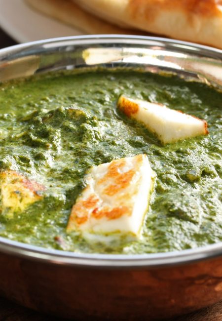 palak paneer , spinach and cheese curry , indian food